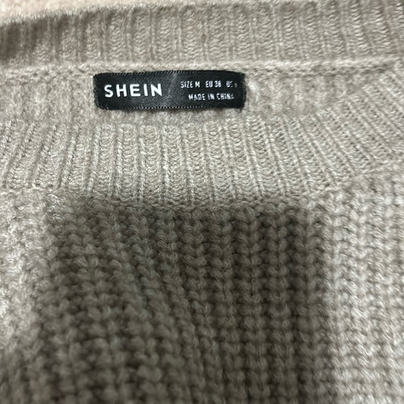 Shein Striped Chunky Sweater - Picture 3 of 3